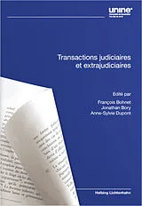 Kartonierter Einband Transactions judiciaires et extrajudiciaires von 
