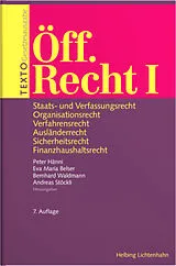 Paperback TEXTO Öff. Recht I von 