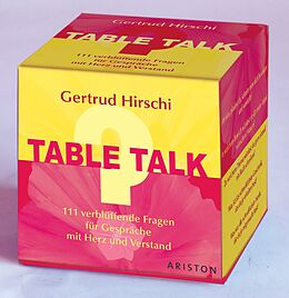 Fester Einband Table Talk von Gertrud Hirschi