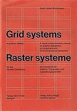 Fester Einband Rastersysteme für die visuelle Gestaltung - Grid systems in Graphic Design von Josef Müller-Brockmann