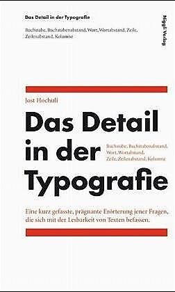 Kartonierter Einband Das Detail in der Typografie von Jost Hochuli