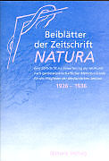Beiblätter der Zeitschrift Natura