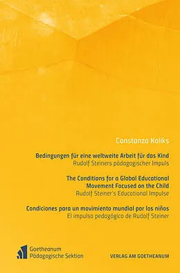 E-Book (pdf) Bedingungen für eine weltweite Arbeit für das Kind von Constanza Kaliks