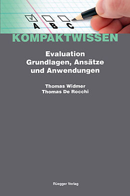Kartonierter Einband Evaluation von Thomas De Rocchi, Thomas Widmer