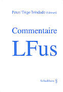 Couverture cartonnée Commentaire LFus de Peter Henry, Trigo Trindade Rita