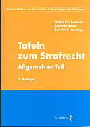 Broschiert Tafeln zum Strafrecht von Stefan Flachsmann, Andreas Eckert, Bernhard Isenring