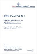 Couverture cartonnée Swiss Civil Code I de 