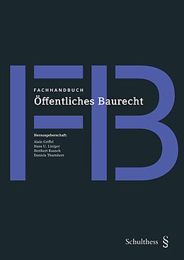 Fester Einband Fachhandbuch Öffentliches Baurecht von 