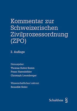 Kommentar zur Schweizerischen Zivilprozessordnung (ZPO) von : Buch