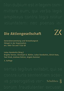 Fester Einband Art. 698-726 und 731b OR von Brigitte Tanner, Christoph B. Bühler, Lukas Handschin