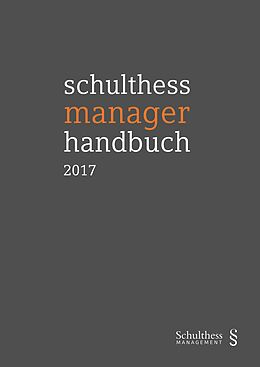 Fester Einband schulthess manager handbuch 2017 von 