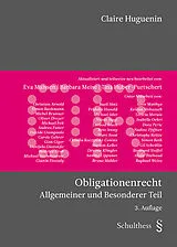 Kartonierter Einband Obligationenrecht von Claire Huguenin