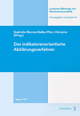 Kartonierter Einband Das indikatorenorientierte Abklärungsverfahren von Gabriela Riemer-Kafka