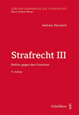 Paperback Strafrecht III (PrintPlu§) von Andreas Donatsch