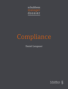 Kartonierter Einband Compliance von Daniel Lengauer
