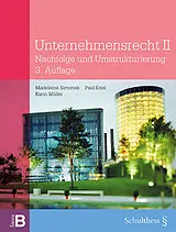 Kartonierter Einband Unternehmensrecht II von Madeleine Simonek
