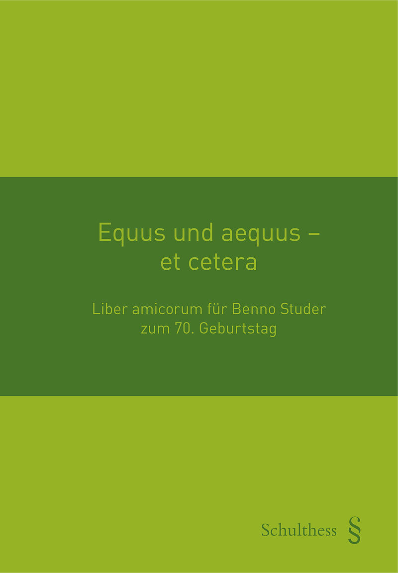 Equus und aequus - et cetera