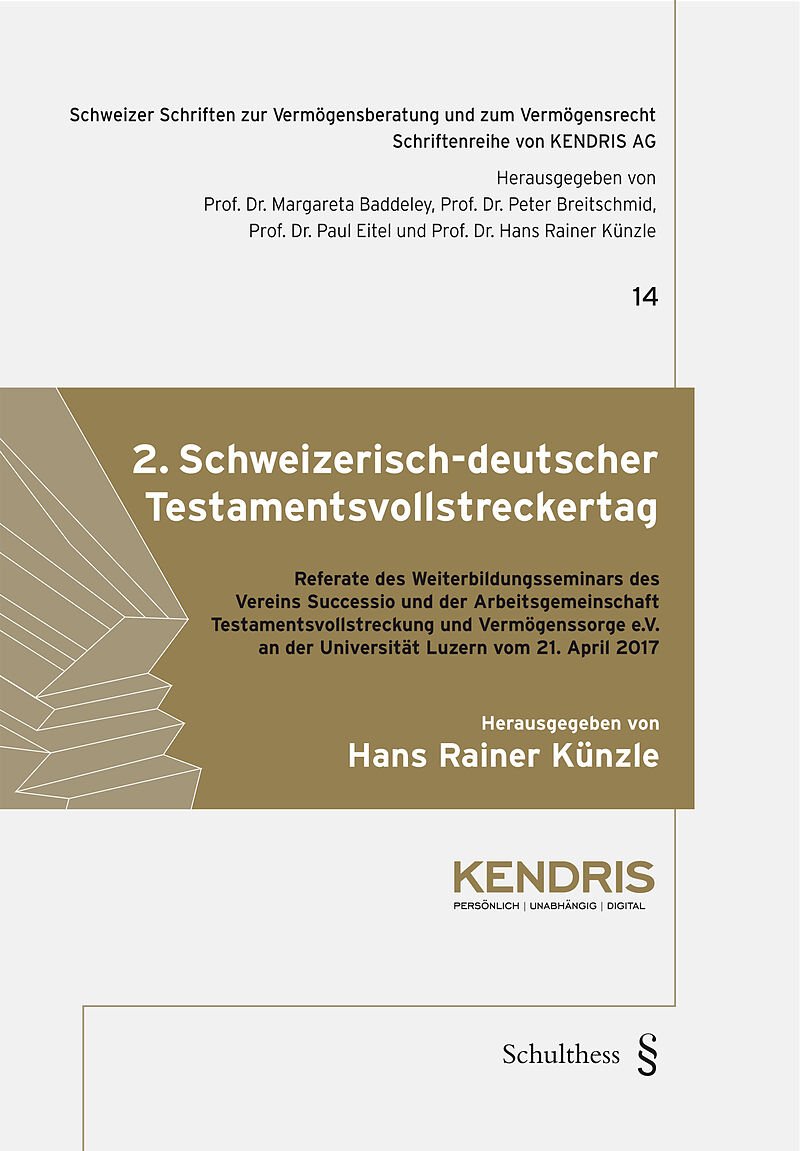 2. Schweizerisch-deutscher Testamentsvollstreckertag