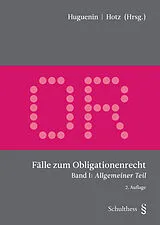 Kartonierter Einband Fälle zum Obligationenrecht von
