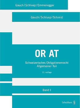 Fester Einband Schweizerisches Obligationenrecht Allgemeiner Teil von Peter Gauch, Walter R. Schluep, Jörg Schmid