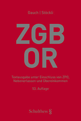 Fester Einband Schweizerisches Zivilgesetzbuch mit Obligationenrecht (ZGB/OR) (PrintPlu§) von 