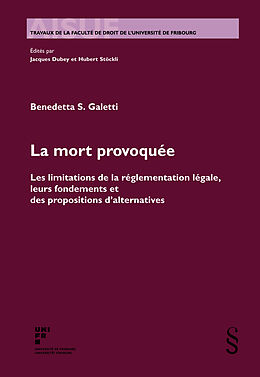 Kartonierter Einband La mort provoquée von Benedetta S. Galetti