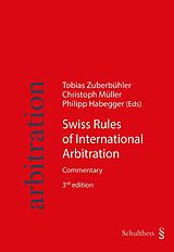 Couverture cartonnée Swiss Rules of International Arbitration de 