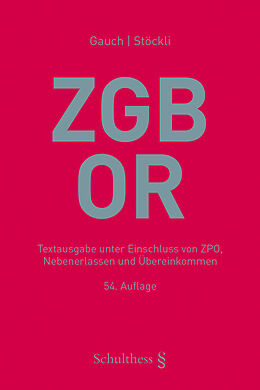 Kartonierter Einband ZGB OR (PrintPlu§) von 