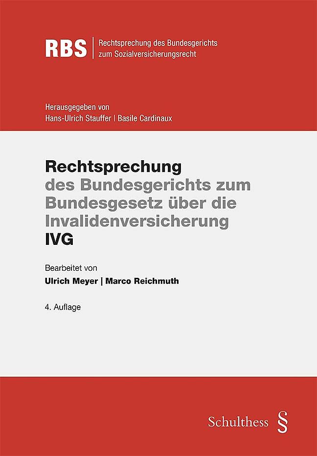Rechtsprechung des Bundesgerichts zum IVG (PrintPlu§)