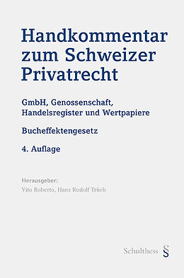 Fester Einband Handkommentar zum Schweizer Privatrecht von 