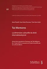 Kartonierter Einband Tui Memores von 
