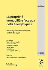 Kartonierter Einband La propriété immobilière face aux défis énergétiques von 