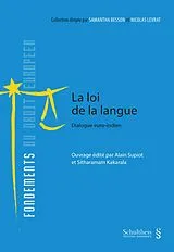 Kartonierter Einband La loi de la langue von 