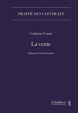 Kartonierter Einband La vente von Guillaume Vionnet