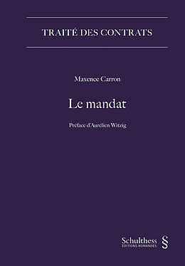 Kartonierter Einband Le mandat von Maxence Carron