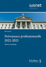 Kartonierter Einband Prévoyance professionnelle 2022-2025 von Gilles Sciboz