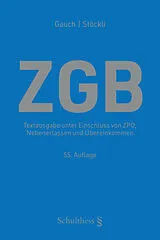 Fester Einband ZGB von