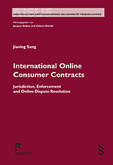 Kartonierter Einband International Online Consumer Contracts von Sang Jianing