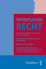 Kartonierter Einband Textausgabe Öffentliches Recht von 