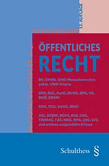 Kartonierter Einband Textausgabe Öffentliches Recht von 