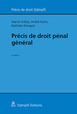 Kartonierter Einband Précis de droit pénal général von Martin Killias, André Kuhn, Nathalie Dongois