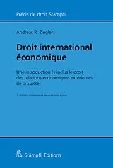 Kartonierter Einband Droit international économique von Andreas R. Ziegler