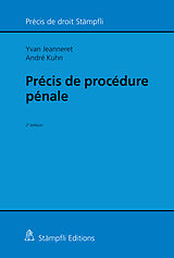 Kartonierter Einband Précis de procédure pénale von Yvan Jeanneret, André Kuhn