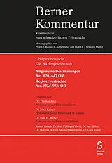 Fester Einband Aktiengesellschaft, Allgemeine Bestimmungen (Art. 620647 OR) und Registerwertrechte (Art. 973d973i OR) von Thomas Jutzi, Nina Reiser, Rolf H. Weber