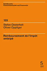 Fester Einband Remboursement de l'impôt anticipé von Stefan Oesterhelt, Oliver Oppliger