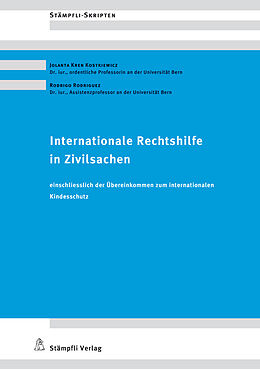 Kartonierter Einband Internationale Rechtshilfe in Zivilsachen von Jolanta Kren Kostkiewicz, Rodrigo Rodriguez