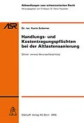 E-Book (pdf) Handlungs- und Kostentragungspflichten bei der Altlastensanierung von Karin Scherrer