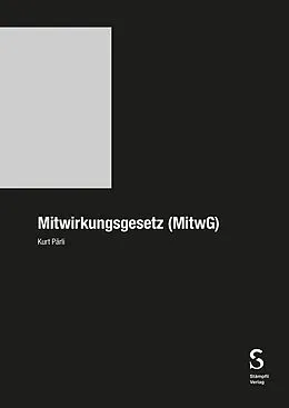 E-Book (pdf) Mitwirkungsgesetz von Kurt Pärli