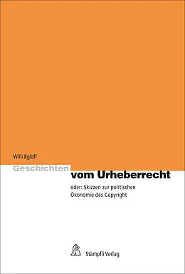 E-Book (pdf) Geschichten vom Urheberrecht von Willi Egloff