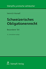 E-Book (pdf) Schweizerisches Obligationenrecht. Besonderer Teil von Heinrich Honsell